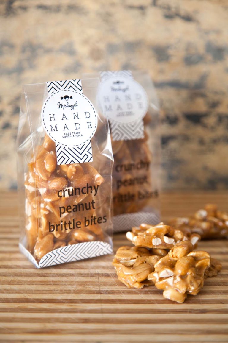 Crunchy Peanut Brittle Bites 100g Meshuggah