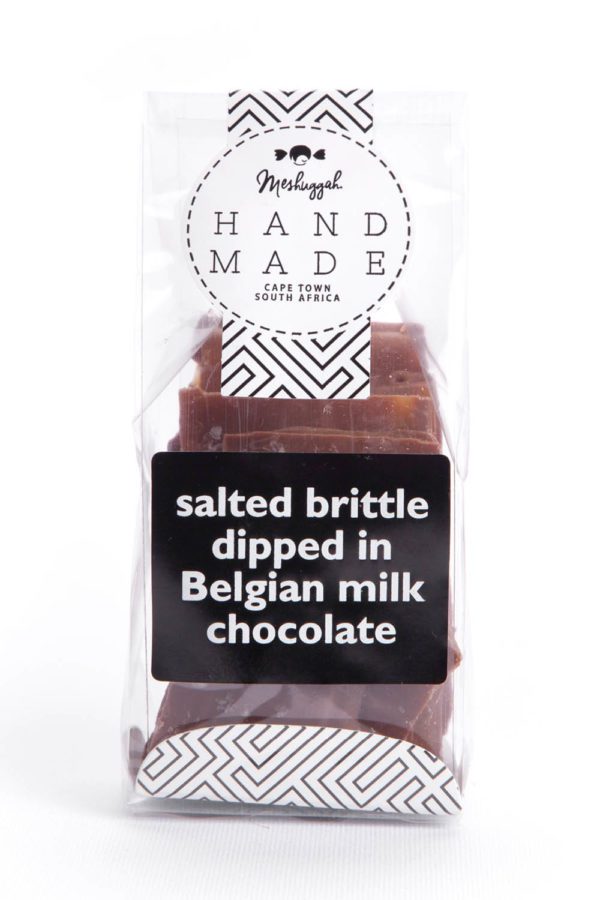 Salted Brittle Hand Dipped in Belgian Milk Chocolate 100g - Image 2