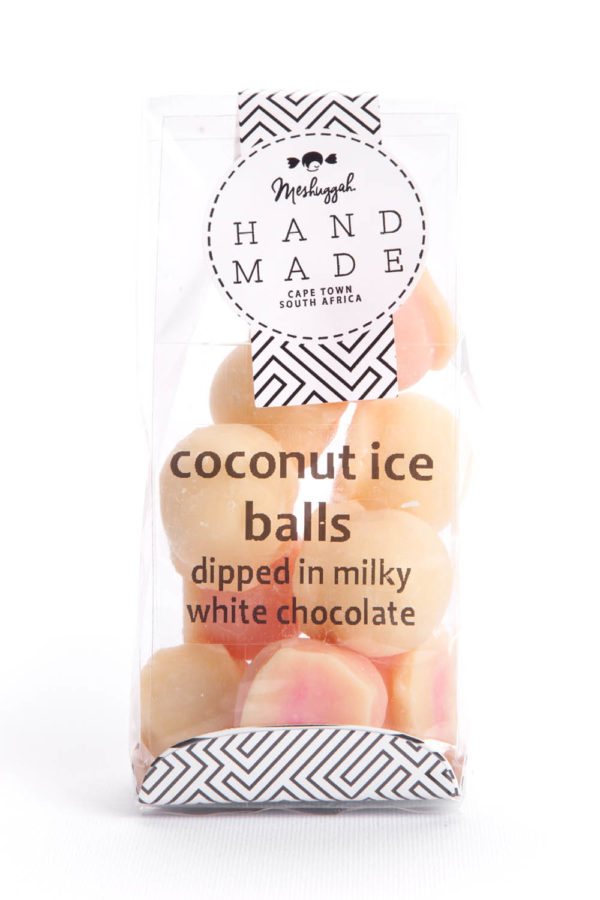 Coconut Ice Balls Dipped in Milky White Chocolate 100g - Image 2