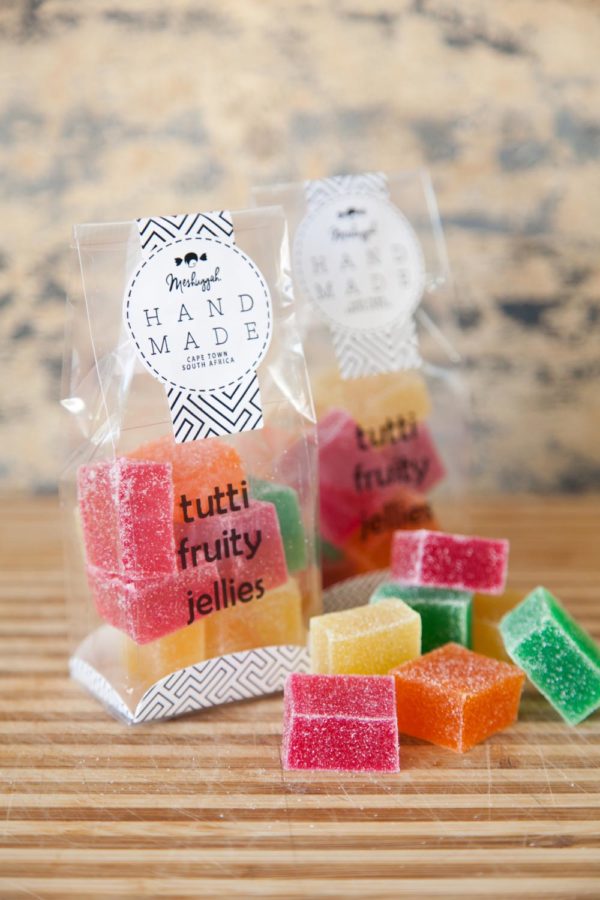 Tutti Fruity Jelly Squares 100g