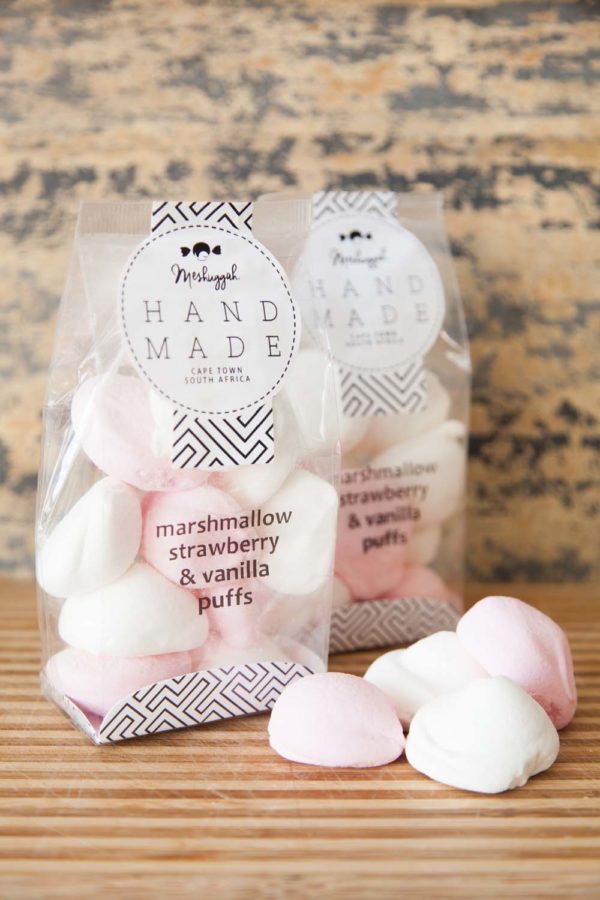 Strawberry & Vanilla Marshmallow Puffs 120g
