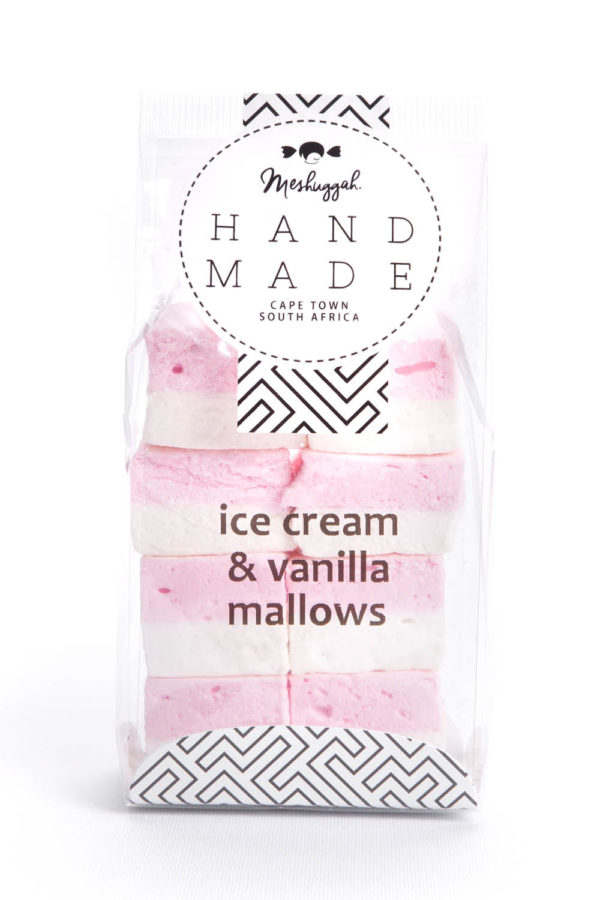 Marshmallow Squares - Ice Cream & Vanilla: Double Layer Double Flavour 120g - Image 2