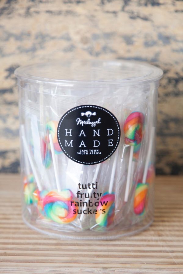 Small Tutti Fruity Rainbow Suckers. Price per sucker.