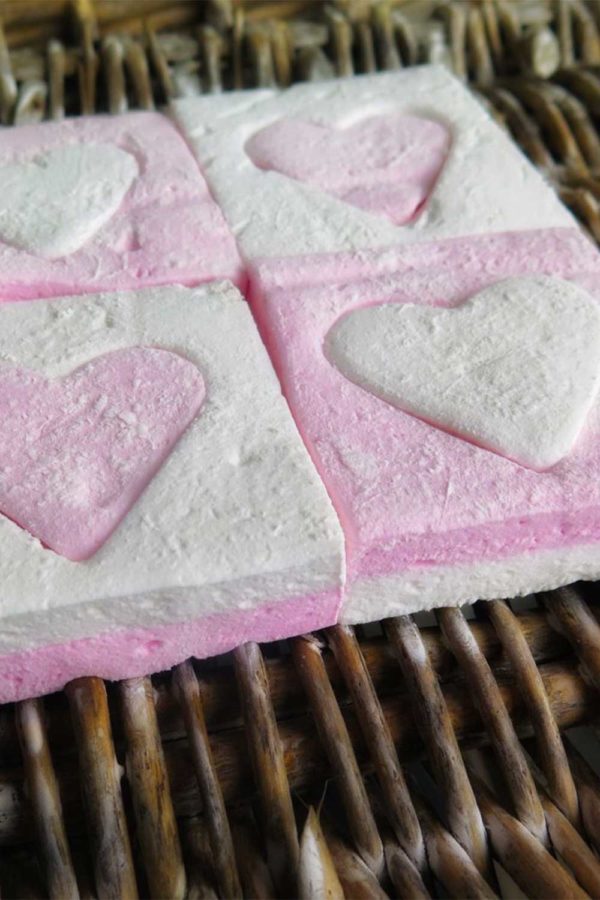 Valentine's Day "Take My Heart" Double Layered Marshmallow Heart 35g (price per unit of 1) OUT OF STOCK