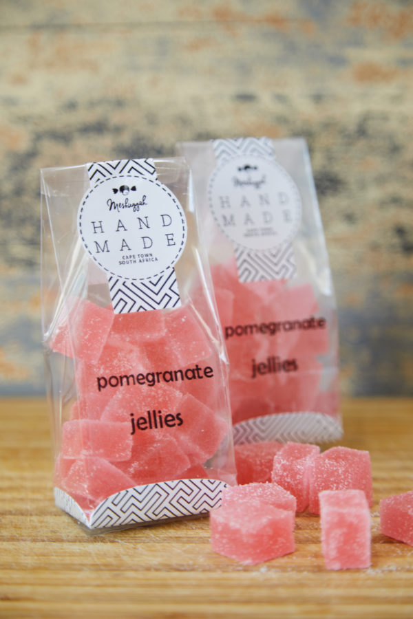 Pomegranate Jelly Squares 100g