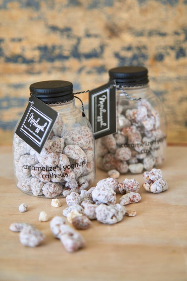 Yoghurt Cashews:  120g Gift Bottle