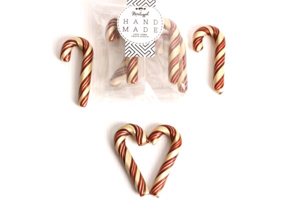 Christmas Candy Canes - Mini - Gingerbread flavour (4 canes in a pouch) 28g OUT OF STOCK - Image 2