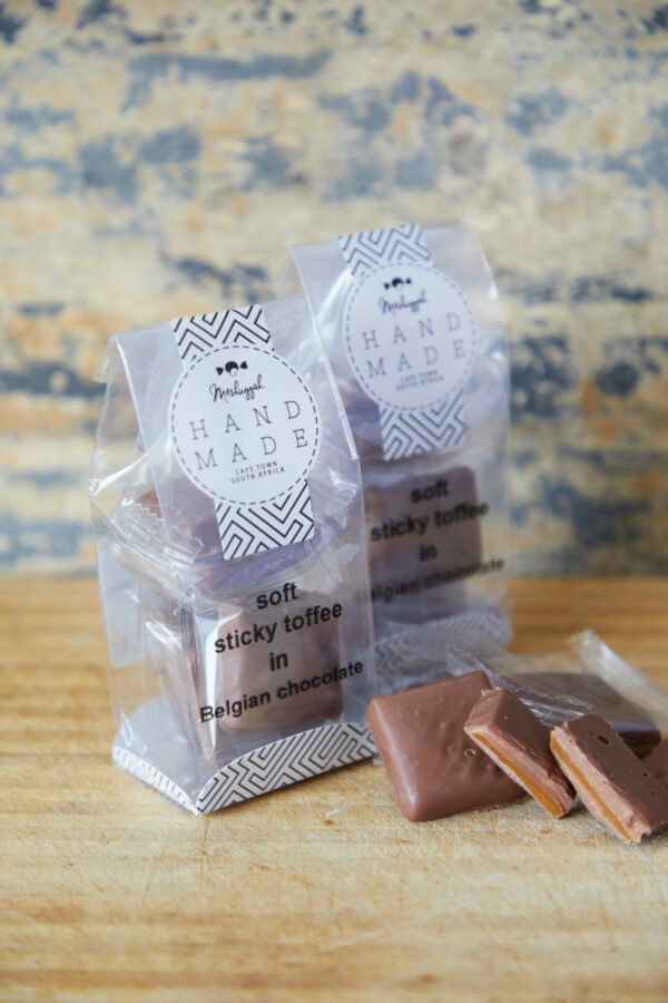 Sticky Toffee Squares in Belgian Milk Chocolate 75g - Image 2