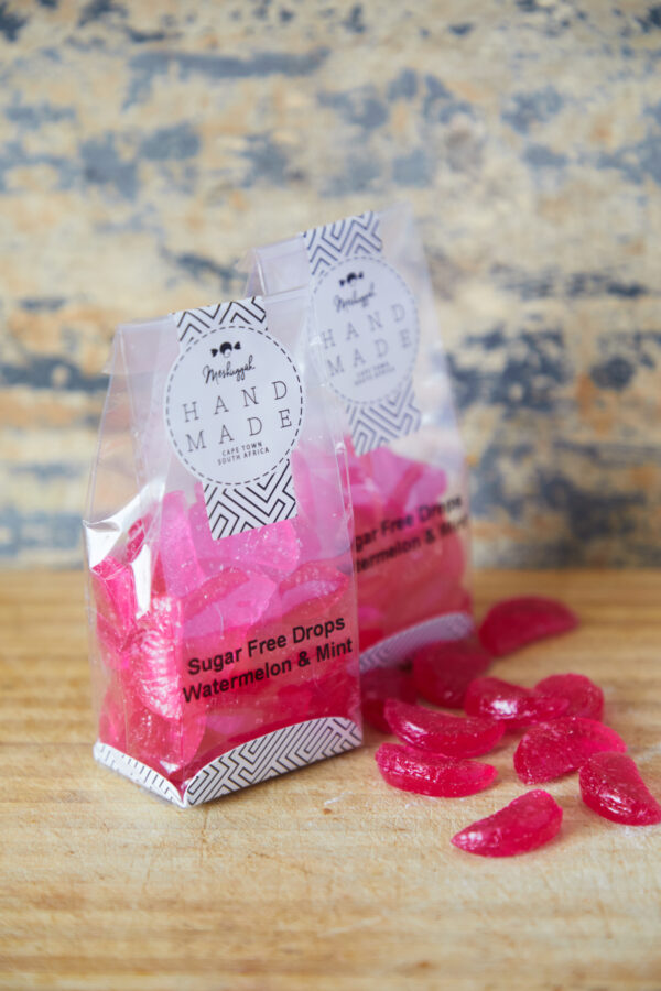 Sugar Free Watermelon & Mint Drops 100g