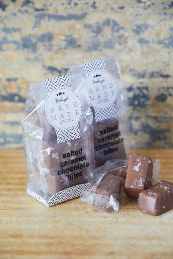 Salted Caramel Bites enrobed in Belgian Milk Chocolate 110g
