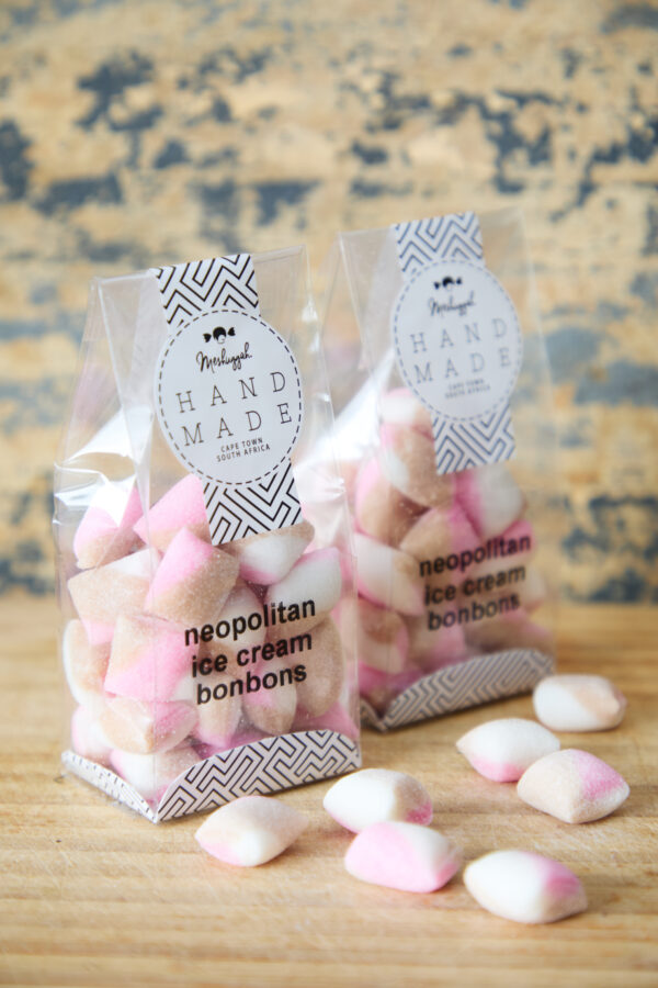 Ice Cream BonBons (Neapolitan flavour - strawberry, vanilla & chocolate) 100g