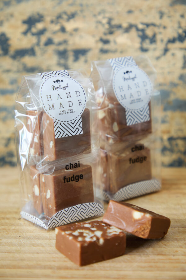 Fudge: Exotic Chai & Almonds - 4 squares in a 130g bag