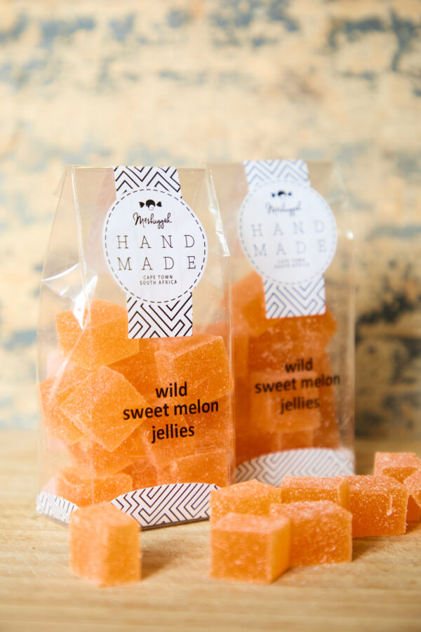Wild Sweet Melon Jelly Squares 100g