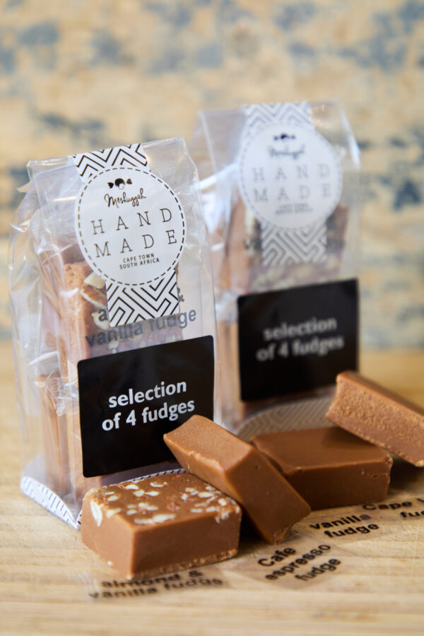 Selection of Fudge Squares - 4 variations in one 130g packet