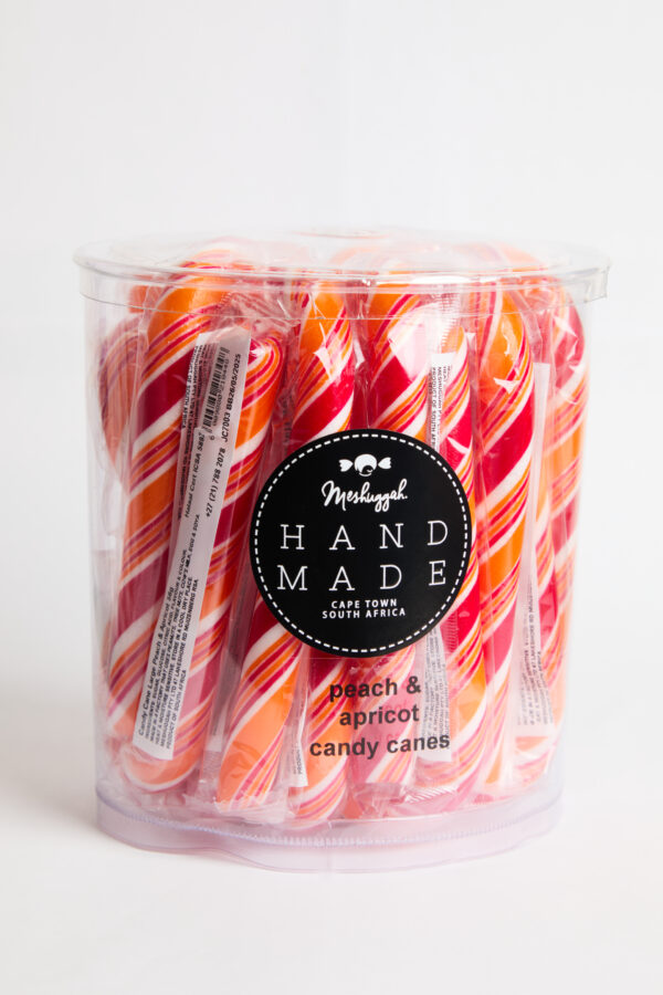 Peach & Apricot Large Candy Canes 56g (Price per cane) - Image 2