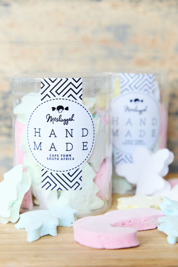Christmas Shaped Pastel Marshmallows 5 x shapes(in a 140g Tub) OUT OF STOCK