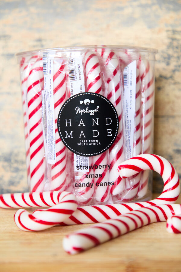 Christmas Candy Canes in Traditional Red & White Stripes (Large) 56g - OUT OF STOCK