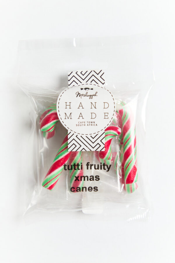 Christmas Candy Canes - Mini - Traditional Red, Green & White 7g (4 in a pouch - 28g) OUT OF STOCK