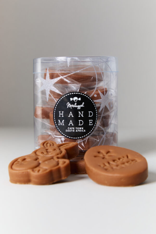 Easter Bunnies in Fudge - 6 Beautiful Bunnies & Eggs & Happy Easter shaped pieces in a Tub 185g: ORDERS HAVE CLOSED