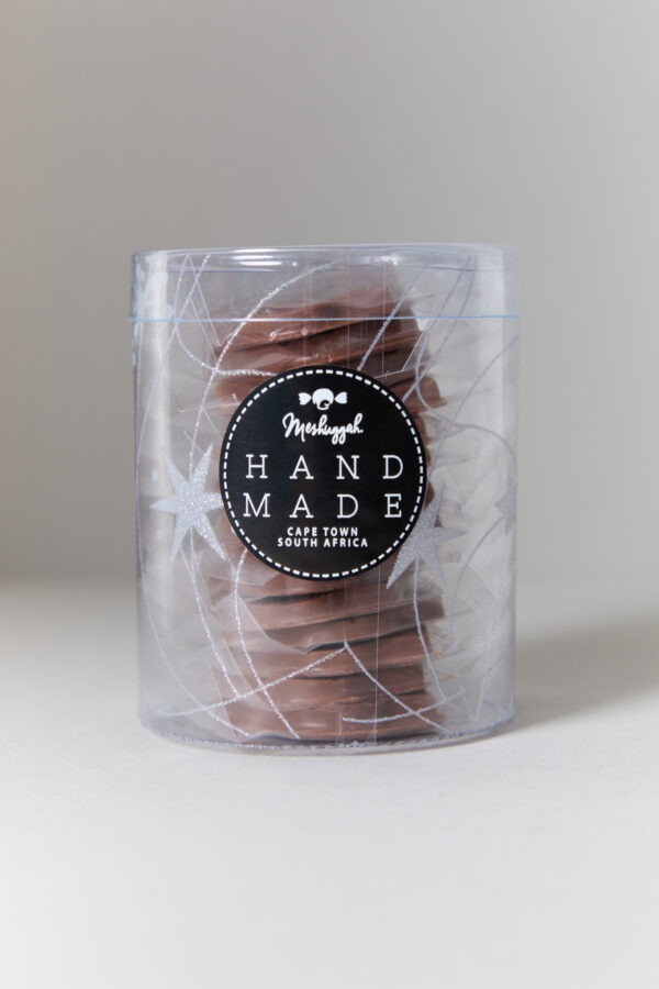 Eid Chocolates - 14 Beautifully embossed & patterned chocolate pieces in a Tub 160g - OUT OF STOCK