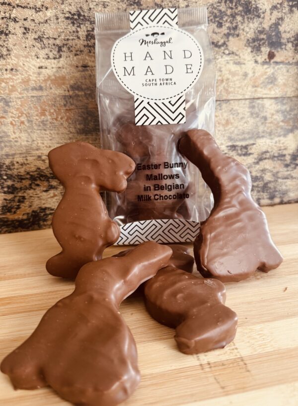 Easter Bunny Marshmallow in Belgian Milk Chocolate - 4 in a bag (each individually wrapped) 135g: ORDERS HAVE CLOSED