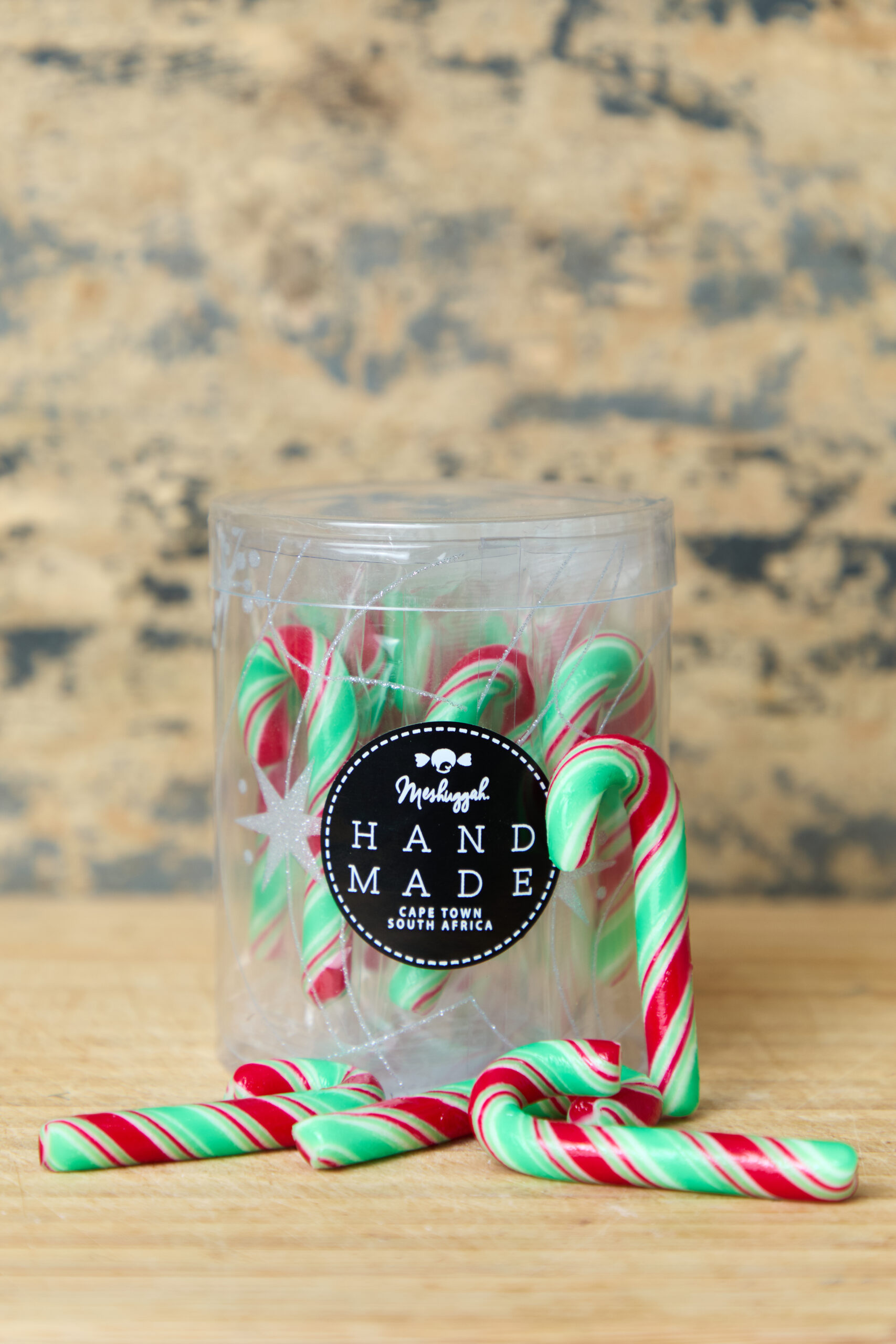 Christmas Candy Canes Traditional Red, Green & White (56g) Tutti Frutti & Vegan. (Price per Cane) - Image 3