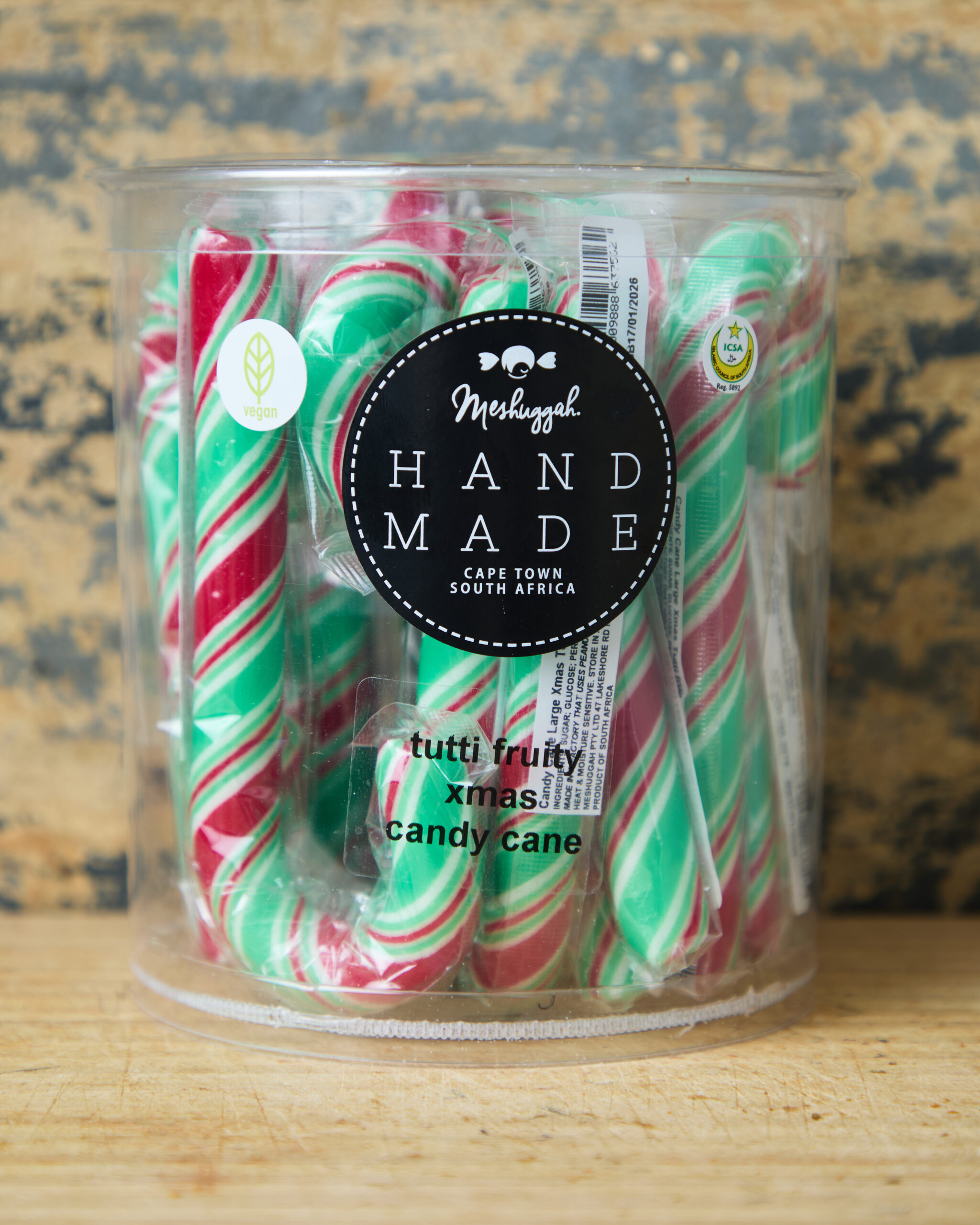 Christmas Bonbons: Traditional Red, Green & White 100g (Tutti Frutti flavour & Vegan) - Image 4