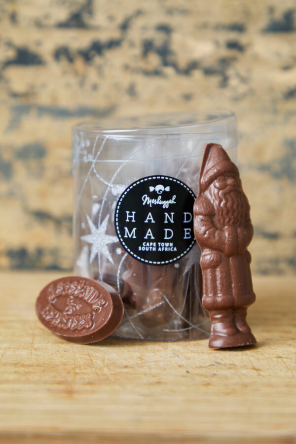 Christmas Belgian Chocolate Mini Festive shapes - in a Tub (80g)