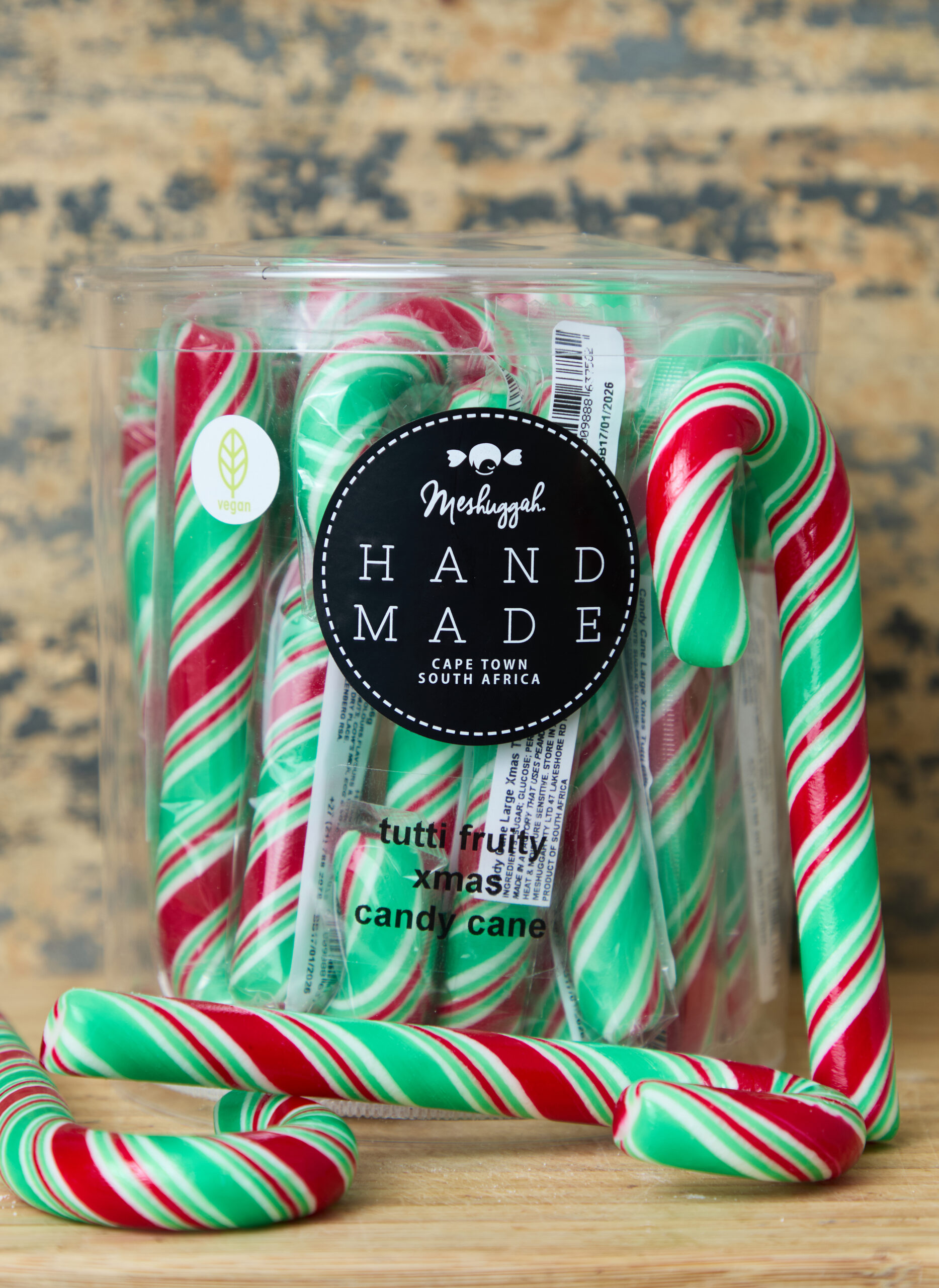 Christmas Bonbons: Traditional Red, Green & White 100g (Tutti Frutti flavour & Vegan) - Image 5