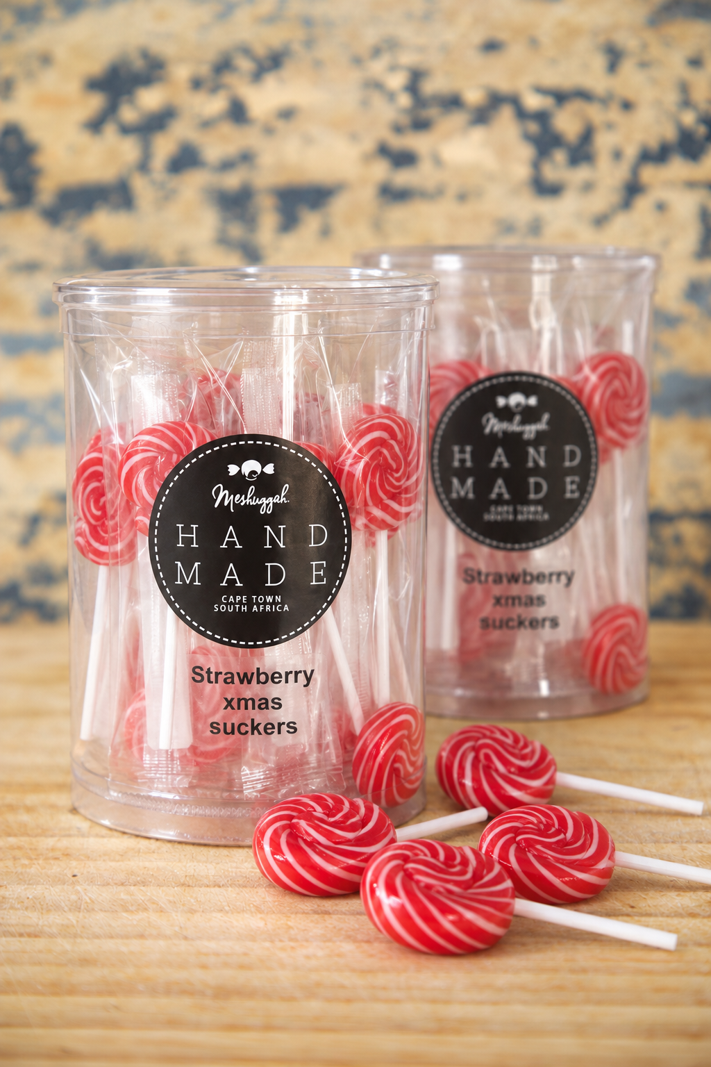 Christmas Suckers(Red & White) Strawberry Flavour - 16g